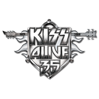 připínaček Kiss - Alive 35 Tour pin badge - ROCK OFF - KISSPIN07