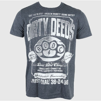 tričko pánské AC/DC - Dirty Deeds Duster - Black - LIVE NATION - PE12254TSCP