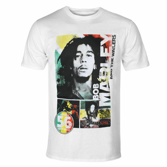 tričko pánské Bob Marley - 56 Hope Road Rasta - ROCK OFF, ROCK OFF, Bob Marley