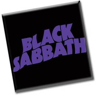 magnet Black Sabbath - Wavy Logo - ROCK OFF - BSMAG01
