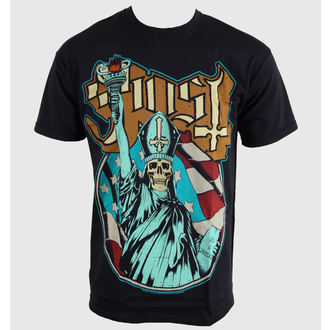 tričko pánské Ghost - Statue Of Liberty - Blk - ROCK OFF - GHOTEE09MB