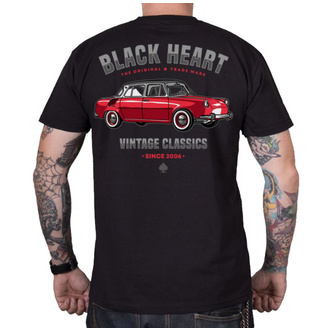 tričko pánské BLACK HEART - VINTAGE MB - BLACK, BLACK HEART