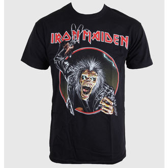 tričko pánské Iron Maiden - Eddie Hook - Black - ROCK OFF - IMTEE29MB