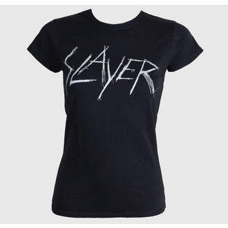 tričko dámské Slayer - Scratchy Logo - ROCK OFF - SLAYTEE23LB