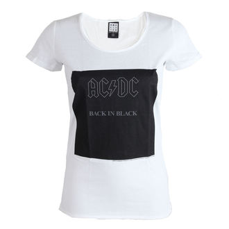 tričko dámské AC/DC - Back In Black - White - AMPLIFIED - ZAV601BBC