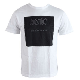 tričko pánské AC/DC - Back In Black - White - AMPLIFIED - ZAV210BBC