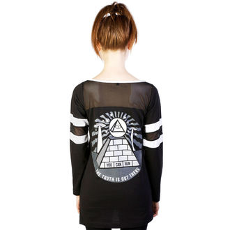 tričko dámské (tunika) DISTURBIA - Pyramid - Black, DISTURBIA