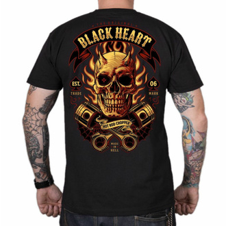 tričko pánské BLACK HEART - HELL BOY - BLACK, BLACK HEART
