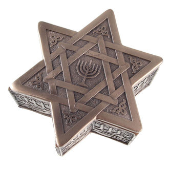 krabička (dekorace) Star of David & Menorah, NNM