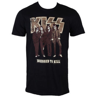 tričko pánské  KISS - Dressed to Kill - BLK - LOW FREQUENCY - KITS05002