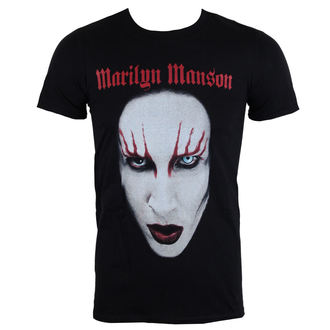 tričko pánské Marilyn Manson - Red Lips - ROCK OFF, ROCK OFF, Marilyn Manson