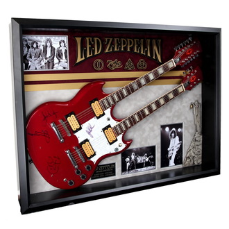 podepsaná kytara Led Zeppelin - ANTIQUITIES CALIFORNIA