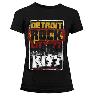 tričko dámské KISS - Detroit Rock City - HYBRIS - ER-5-KISS005-H68-6-BK