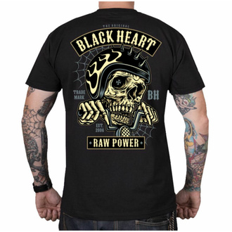 tričko pánské BLACK HEART - RAW POWER CHOPPER - BLACK, BLACK HEART
