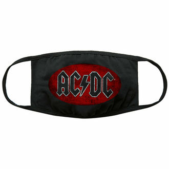 rouška (maska) AC/DC - Oval Logo - Black - ROCK OFF, ROCK OFF, AC-DC