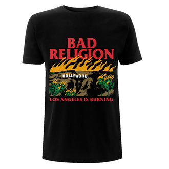 tričko pánské Bad Religion - Burning Black - RTBADTSBBUR
