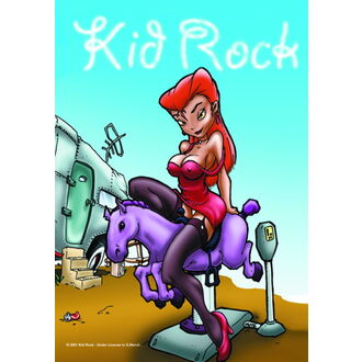vlajka Kid Rock - Girl traveller, HEART ROCK, Kid Rock