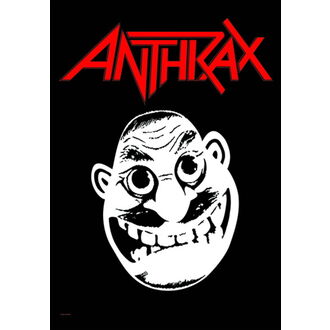 vlajka Anthrax - Not Man, HEART ROCK, Anthrax