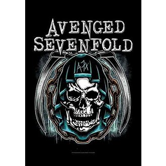 vlajka Avenged Sevenfold - Holy Reaper, HEART ROCK, Avenged Sevenfold