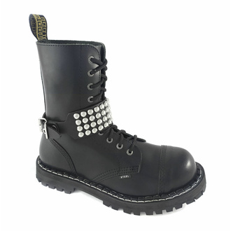 postroj na botu Leather boot strap whith rivets - bubble 4, Leather & Steel Fashion