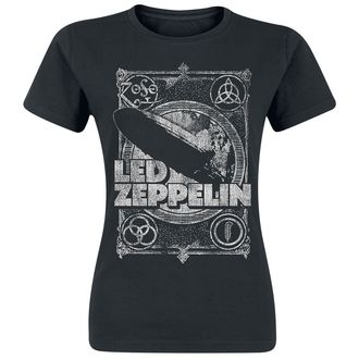 tričko dámské Led Zeppelin - Vintage - Black - RTLZEGSBVIN