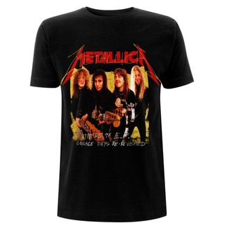 tričko pánské Metallica - Garage Photo - Yellow Black