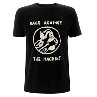 tričko pánské Rage against the machine - Molotov & Stencil - Black -  RTRAMTSBSTE