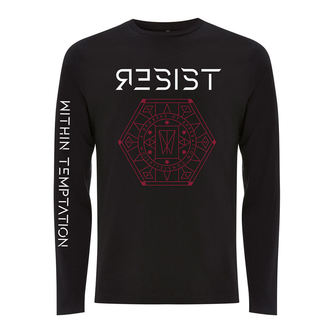 tričko pánské s dlouhým rukávem Within Temptation - Resist Hexagon - Black, NNM, Within Temptation