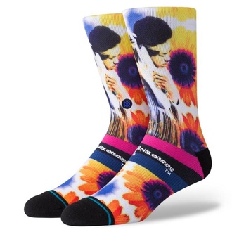 ponožky JIMI HENDRIX - SUNFLOWERS - MULTI - STANCE, STANCE, Jimi Hendrix