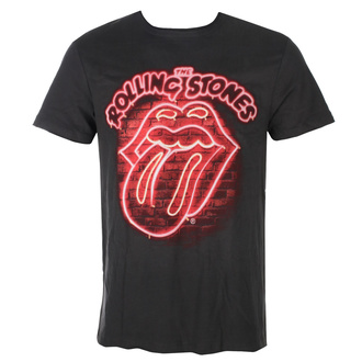 tričko pánské THE ROLLING STONES - NEON LIGHT - CHARCOAL - AMPLIFIED, AMPLIFIED, Rolling Stones