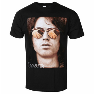 tričko pánské The Doors - Jim Face - BLACK - ROCK OFF - DOTS41MB