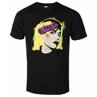 tričko pánské Blondie - Punk Logo - BLACK - ROCK OFF, ROCK OFF, Blondie