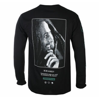 tričko pánské s dlouhým rukávem PRIMITIVE x BOB MARLEY - Life Forever - black, PRIMITIVE, Bob Marley