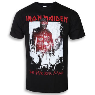 tričko pánské Iron Maiden - The Wicker Man Smoke - ROCK OFF - IMTEE80MB