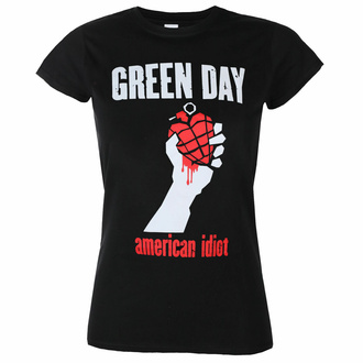tričko dámské GREEN DAY - AMERICAN IDIOT HEART - BLACK - PLASTIC HEAD - PHD12450G