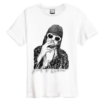 tričko pánské Kurt Cobain - Photograph - White - AMPLIFIED
