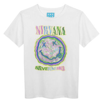 tričko dětské NIRVANA - SCRIBBLE SMILEY - Vintage White - AMPLIFIED, AMPLIFIED, Nirvana