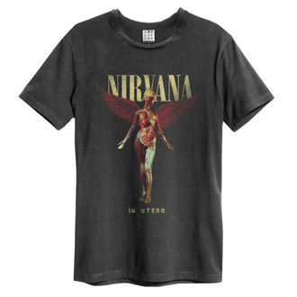 tričko pánské Nirvana - In Utero - Charcoal - AMPLIFIED