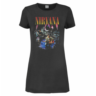 šaty dámské NIRVANA - LIVE IN NYC - CHARCOAL - AMPLIFIED, AMPLIFIED, Nirvana