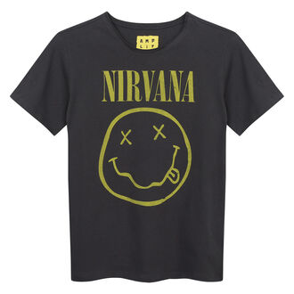 tričko dětské Nirvana - Smiley Face - Charcoal - AMPLIFIED, AMPLIFIED, Nirvana