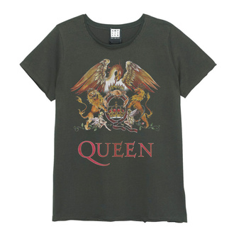 tričko dámské Queen - Royal Crest - Charcoal - AMPLIFIED, AMPLIFIED, Queen