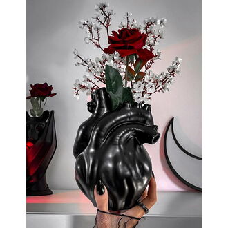 váza (dekorace) KILLSTAR - Black Heart - Black, KILLSTAR