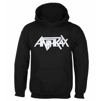 mikina pánská Anthrax - Logo - BLACK - ROCK OFF, ROCK OFF, Anthrax