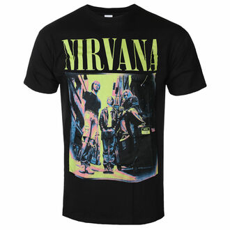 tričko pánské Nirvana - Kings Of The Street - Black - ROCK OFF - NIRVTS29MB
