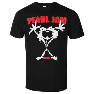 tričko pánské Pearl Jam - Stickman - Black - ROCK OFF, ROCK OFF, Pearl Jam