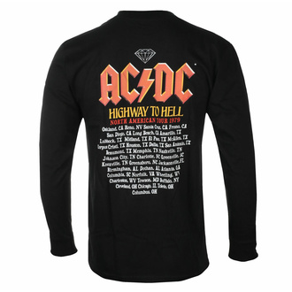 tričko pánské s dlouhým rukávem DIAMOND X AC/DC - Highway To Hell - Black, DIAMOND, AC-DC