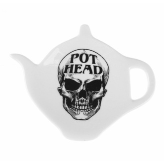 podtácek ALCHEMY GOTHIC - Pot Head Teabag Dish, ALCHEMY GOTHIC