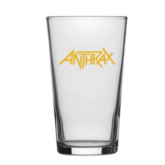 sklenice ANTHRAX - LOGO - RAZAMATAZ, RAZAMATAZ, Anthrax