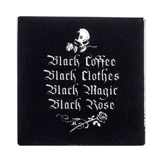 podtácek ALCHEMY GOTHIC - Black Coffee, Black Clothes... - CC10