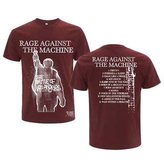 tričko pánské Rage Against the Machine - BOLA Album Cover Tracks - Maroon, NNM, Rage against the machine